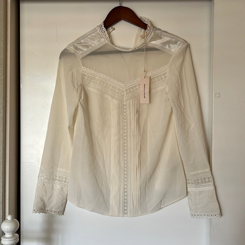 Rebecca Taylor Embroided Top